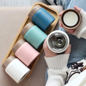 Rashi Collection 280ml Insulated Stainless Steel Food Jar | Wide Mouth Vacuum Thermos for Kids Lunch & Snacks | 24 Hours Hot & Cold, Leak-Proof Stewed Food Container (Random Color)