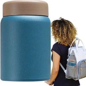 Rashi Collection 280ml Insulated Stainless Steel Food Jar | Wide Mouth Vacuum Thermos for Kids Lunch & Snacks | 24 Hours Hot & Cold, Leak-Proof Stewed Food Container (Random Color)