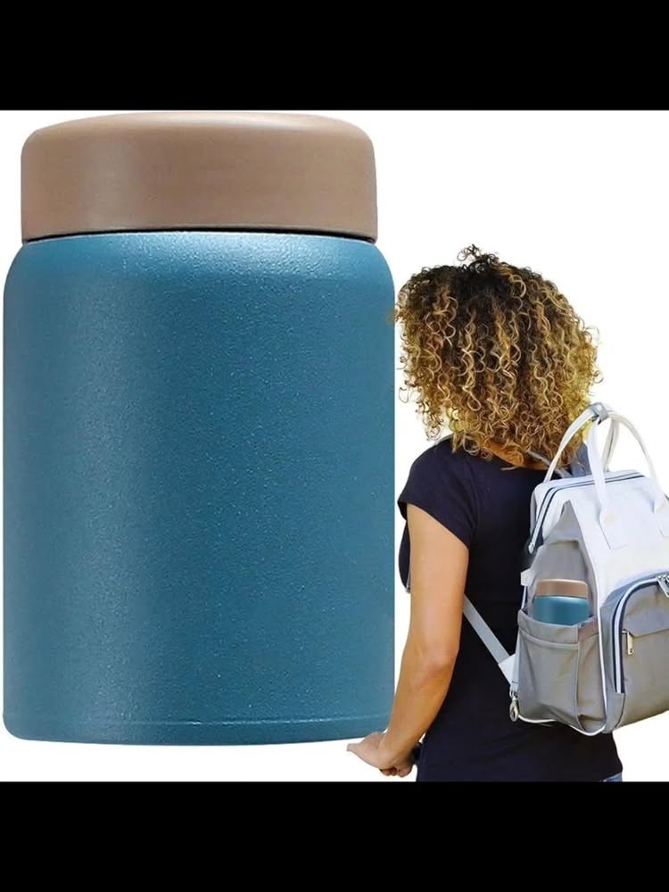 Rashi Collection 280ml Insulated Stainless Steel Food Jar | Wide Mouth Vacuum Thermos for Kids Lunch & Snacks | 24 Hours Hot & Cold, Leak-Proof Stewed Food Container (Random Color)