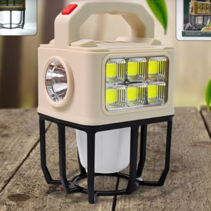 Solar Camping Lantern – Portable with 3 Light Modes & USB Charging