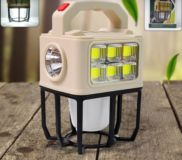 Solar Camping Lantern – Portable with 3 Light Modes & USB Charging
