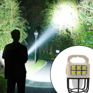 Solar Camping Lantern – Portable with 3 Light Modes & USB Charging