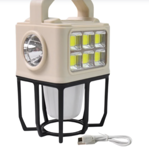 Solar Camping Lantern – Portable with 3 Light Modes & USB Charging