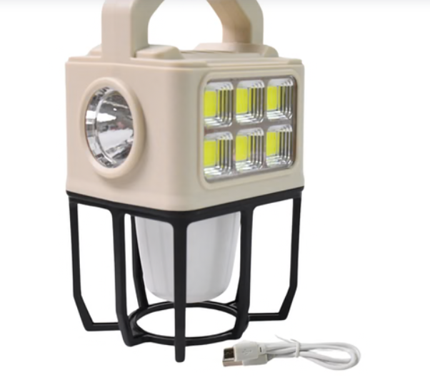 Solar Camping Lantern – Portable with 3 Light Modes & USB Charging