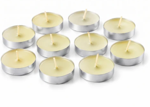 Decorative Wax Tea Light Candles for Diwali Puja and Home Decor (120 Pc Set)
