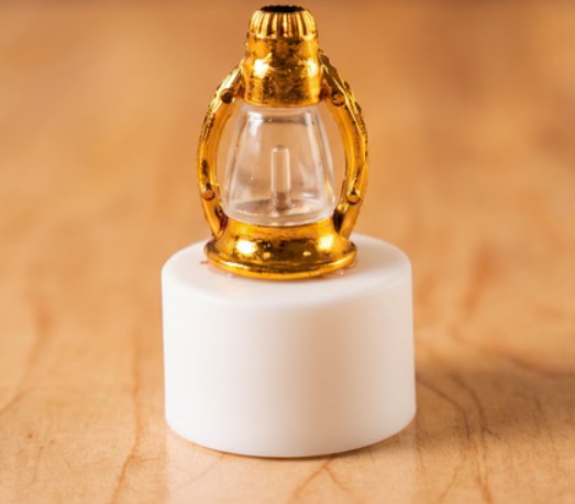 Home Kitchen Golden Lantern LED Decorative Candle Lamps for Home and Diwali Decor (12 Pc Set)