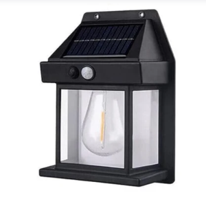 Solar Wall Lamp with Motion Sensor for Outdoor Lighting