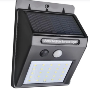 Solar Security LED Light – 30-LED Outdoor Wall | AutoSafeo