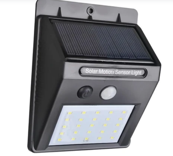 Solar Security LED Light – 30-LED Outdoor Wall | AutoSafeo