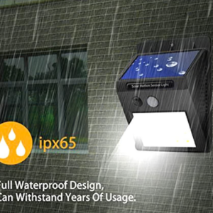 Solar Security LED Light – 30-LED Outdoor Wall | AutoSafeo