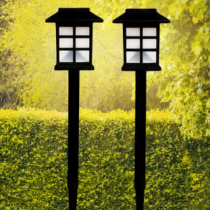 Solar Garden Lights – Waterproof Outdoor Landscape (2-Pack)