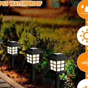 Solar Garden Lights – Waterproof Outdoor Landscape (2-Pack)