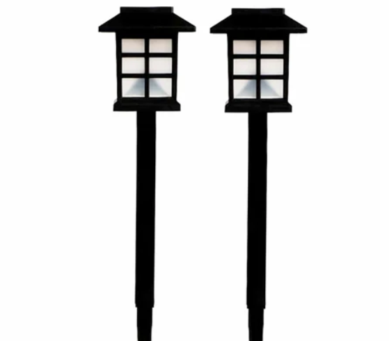 Solar Garden Lights – Waterproof Outdoor Landscape (2-Pack)