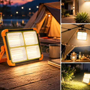 Solar LED Flood Light – High Brightness & Portable Power Bank