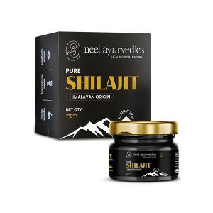 Neel Ayurvedics ShilajIt Resin - 15 Gm | Premium Quality | Boosts Energy