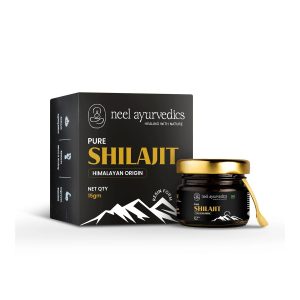 Neel Ayurvedics ShilajIt Resin - 15 Gm | Premium Quality | Boosts Energy