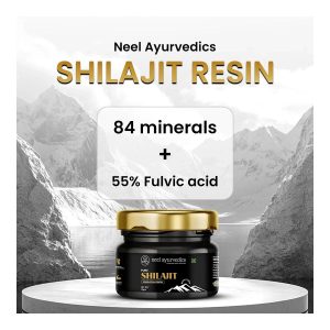 Neel Ayurvedics ShilajIt Resin - 15 Gm | Premium Quality | Boosts Energy