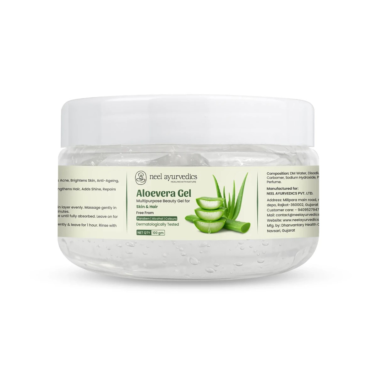 Neel Ayurvedics Aloevera Gel - 100 gm