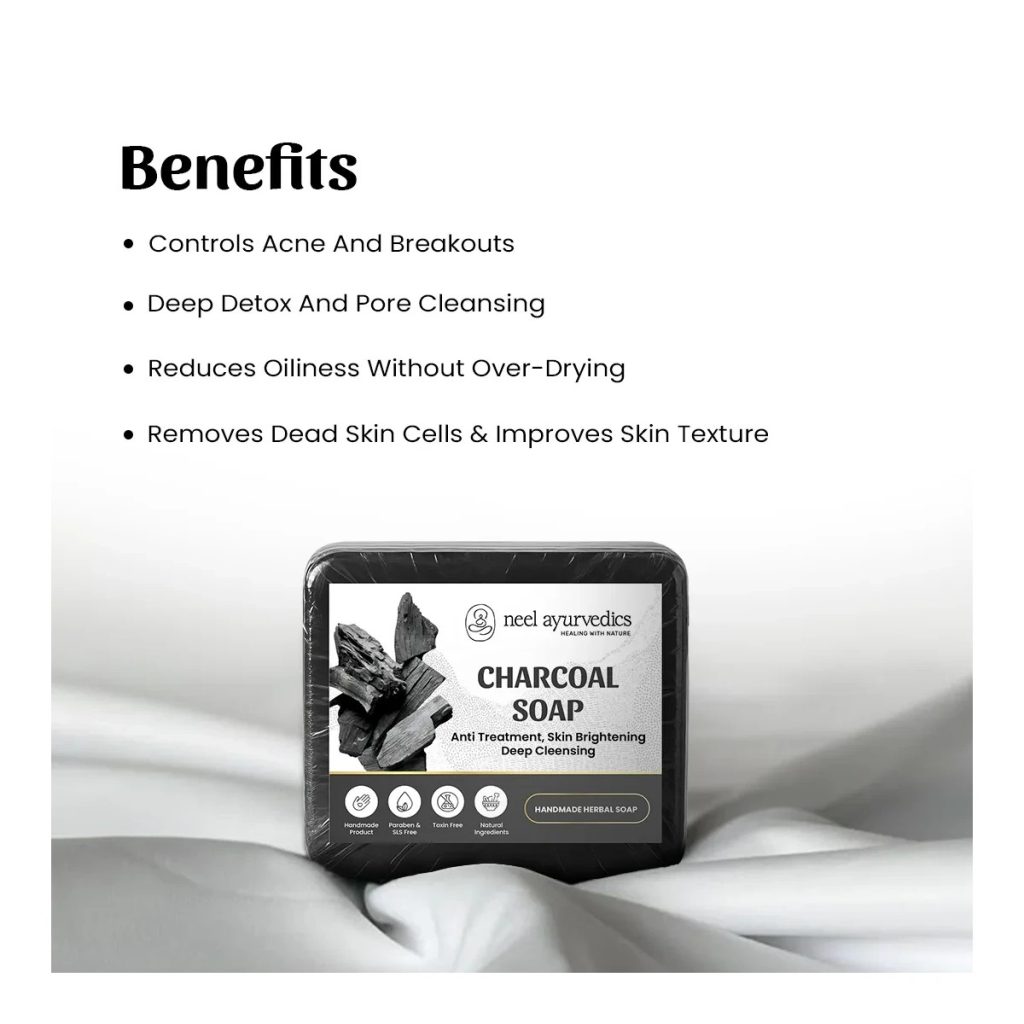 Neel Ayurvedics Charcoal Soap