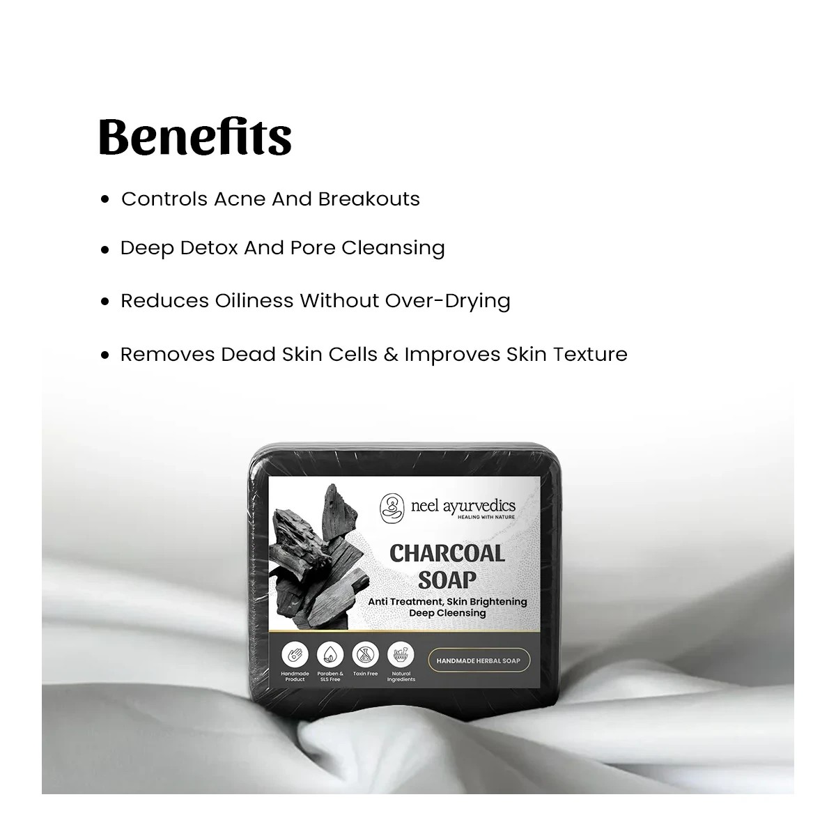 Neel Ayurvedics Charcoal Soap