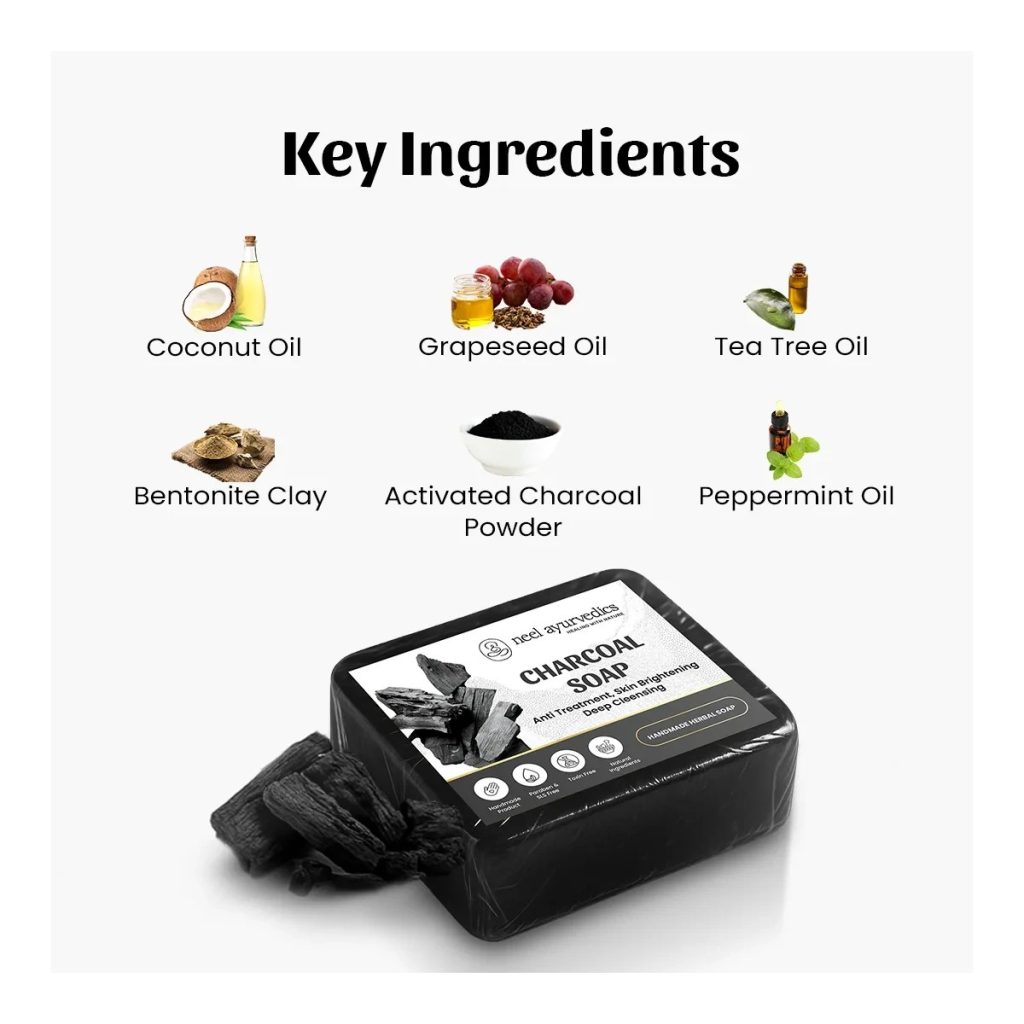Neel Ayurvedics Charcoal Soap