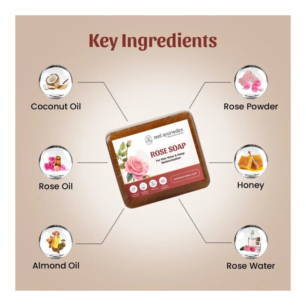 Neel Ayurvedics Rose Soap