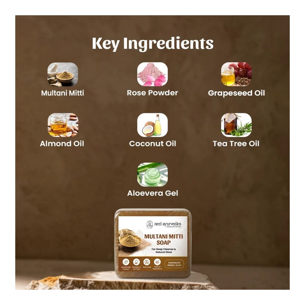 Neel Ayurvedics Multani Mitti Soap