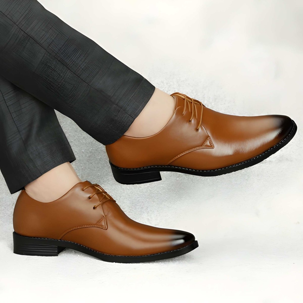 Latest Trendy Men Formal Shoes | Tan Derby Shoes | Office Shoes For Men's & Boys