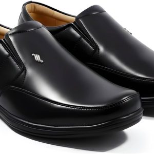 WUGO Men's Black Formal Shoes, FK-5024-BLK