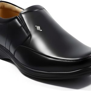 WUGO Men's Black Formal Shoes, FK-5024-BLK