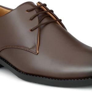 WUGO Men's Brown Formal Shoes, FK1001-BRN