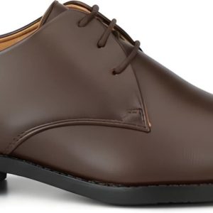 WUGO Men's Brown Formal Shoes, FK1001-BRN