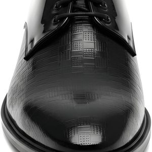 WUGO Men's Black Formal Shoes, FOX1004-BLK