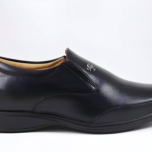 WUGO Men's Black Formal Shoes, FX1002-BLK