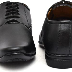 WUGO Men's Black Formal Shoes, FX1003-BLK