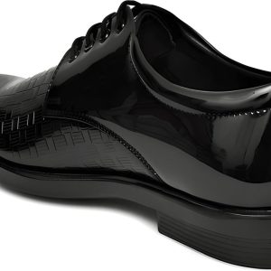 WUGO Men's Black Formal Shoes, FX1004-BLK