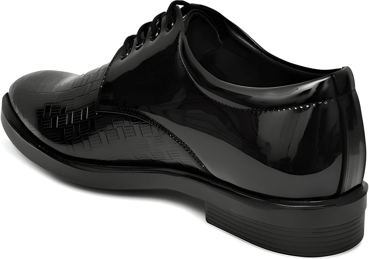 WUGO Men's Black Formal Shoes, FX1004-BLK