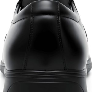 WUGO Men's Black Formal Shoes, GOL-BLACK
