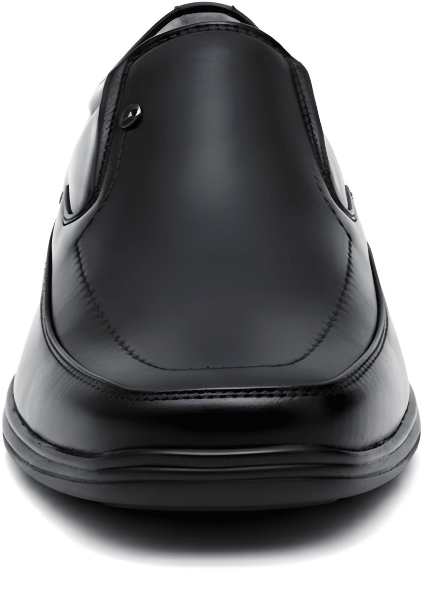 WUGO Men's Black Formal Shoes, GOLA-BLACK